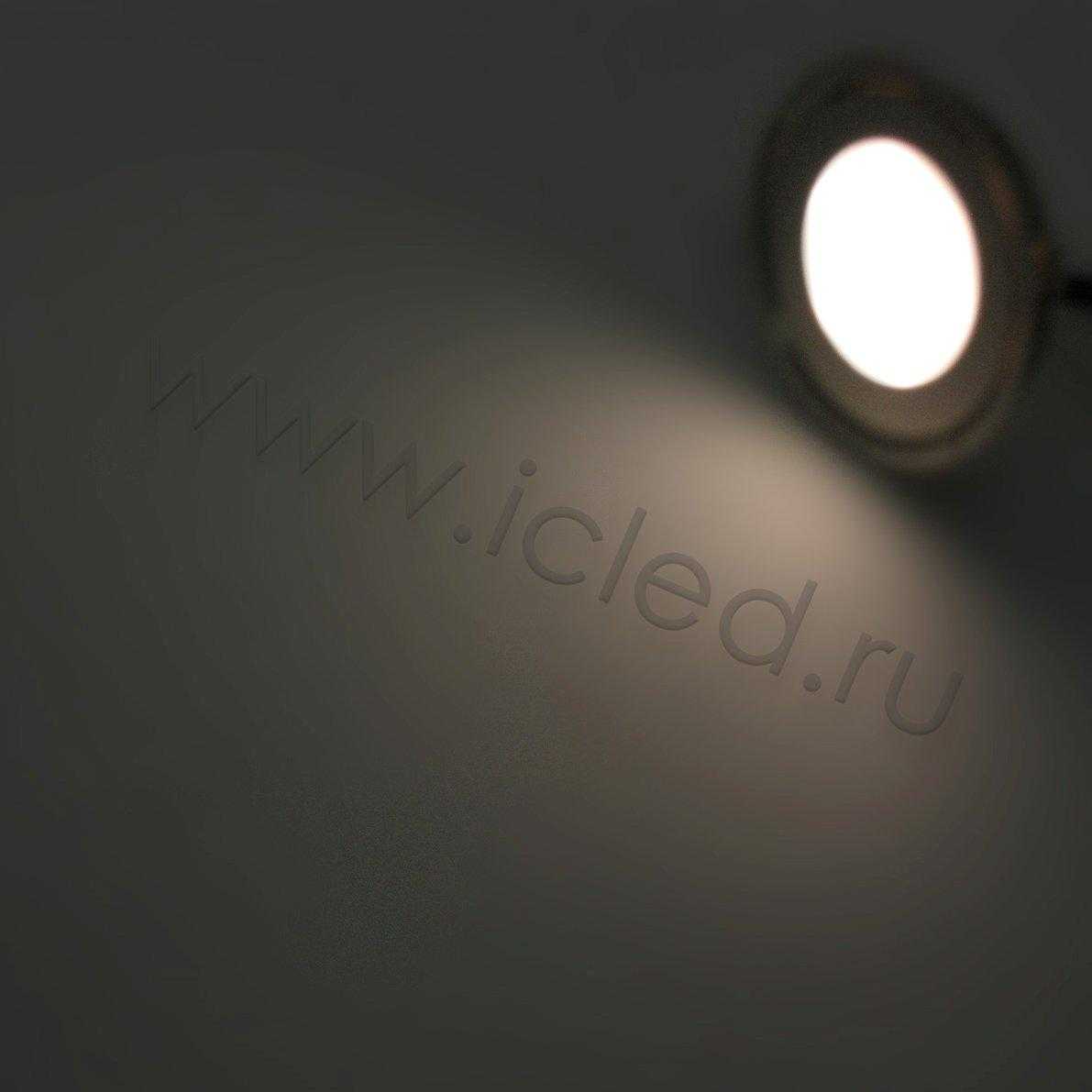 Светодиодные светильники Светодиодный светильник точечный RST IP67 (0,5W, 12V, Warm White).