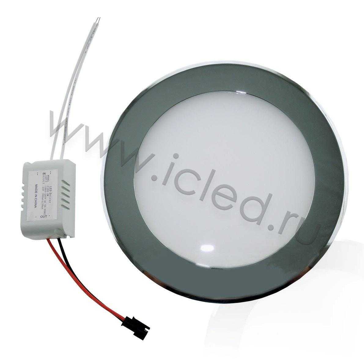 Светодиодные светильники Светодиодный светильник встраиваемый IC-RCH D180  (8W, White)