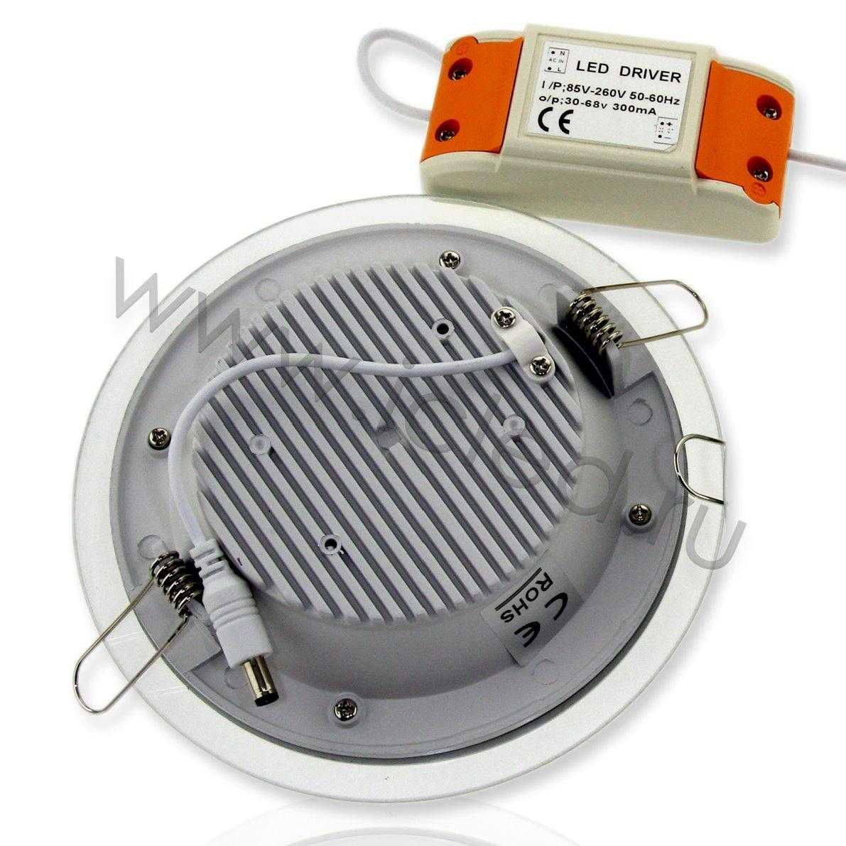Светодиодные светильники Светодиодный светильник встраиваемый IC-RW D160  (12W, White)