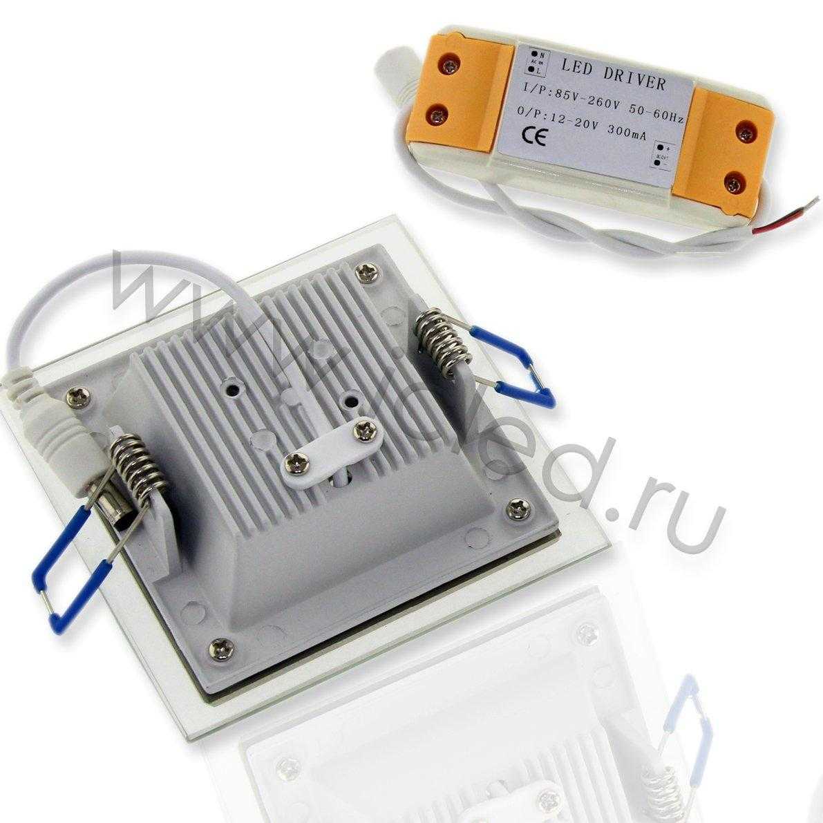 Светодиодные светильники Светодиодный светильник встраиваемый IC-SS L100  (6W, Warm White)