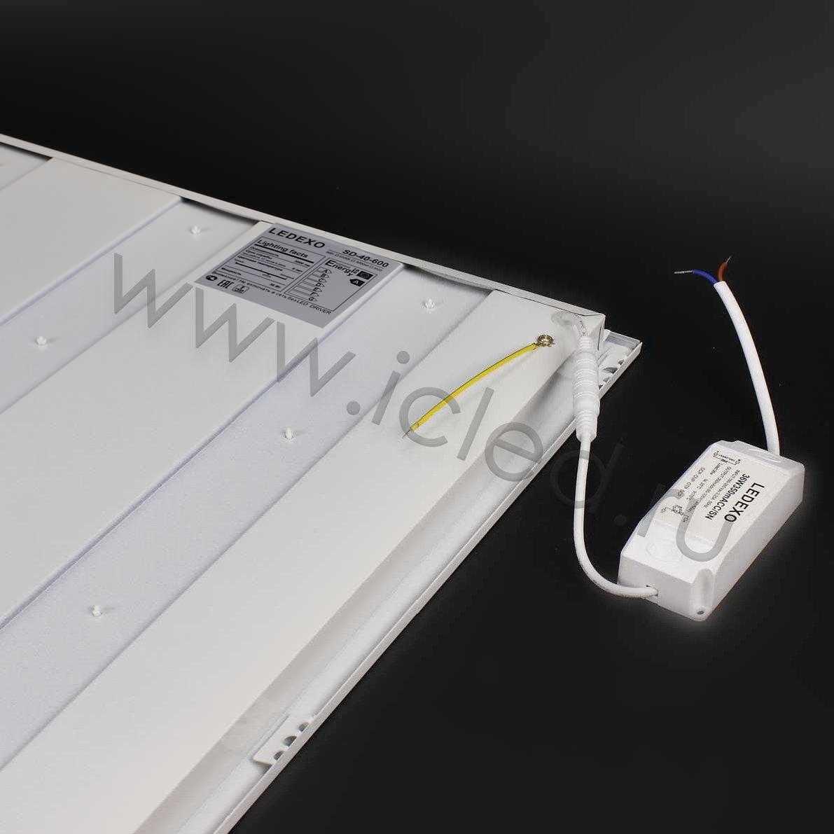 Светодиодные светильники Светодиодный светильник LEDEXO SD-40-600 AR101 (Армстронг, 36W, day white)