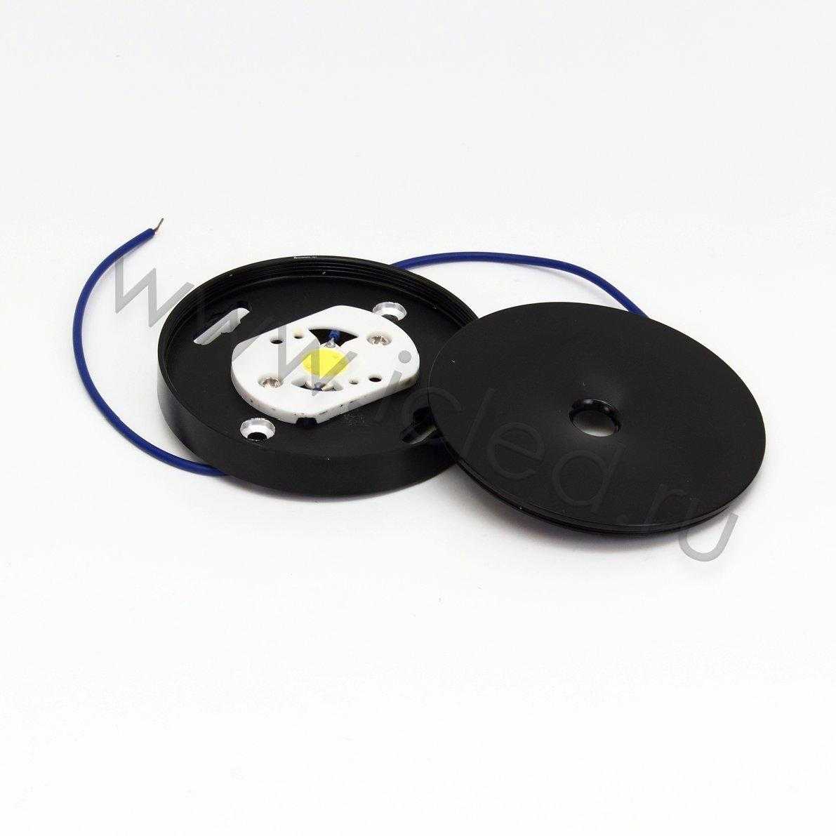 Светодиодные светильники Светильник мебельный JH-MZTD-107 black B447 (220V, 5W, warm white)