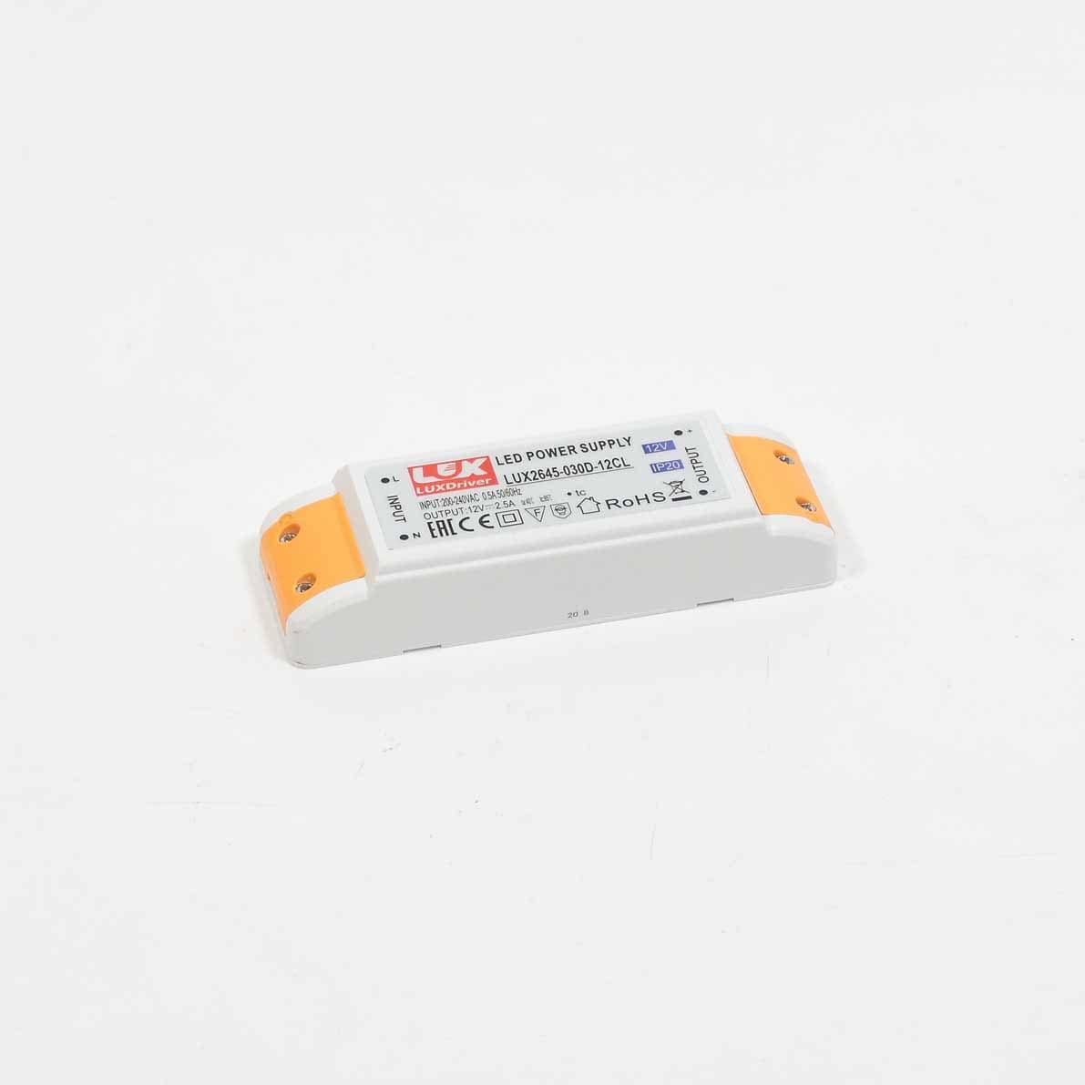 Блок питания LUX2645-030D-12CL  (12V, 30W, 2,5А)