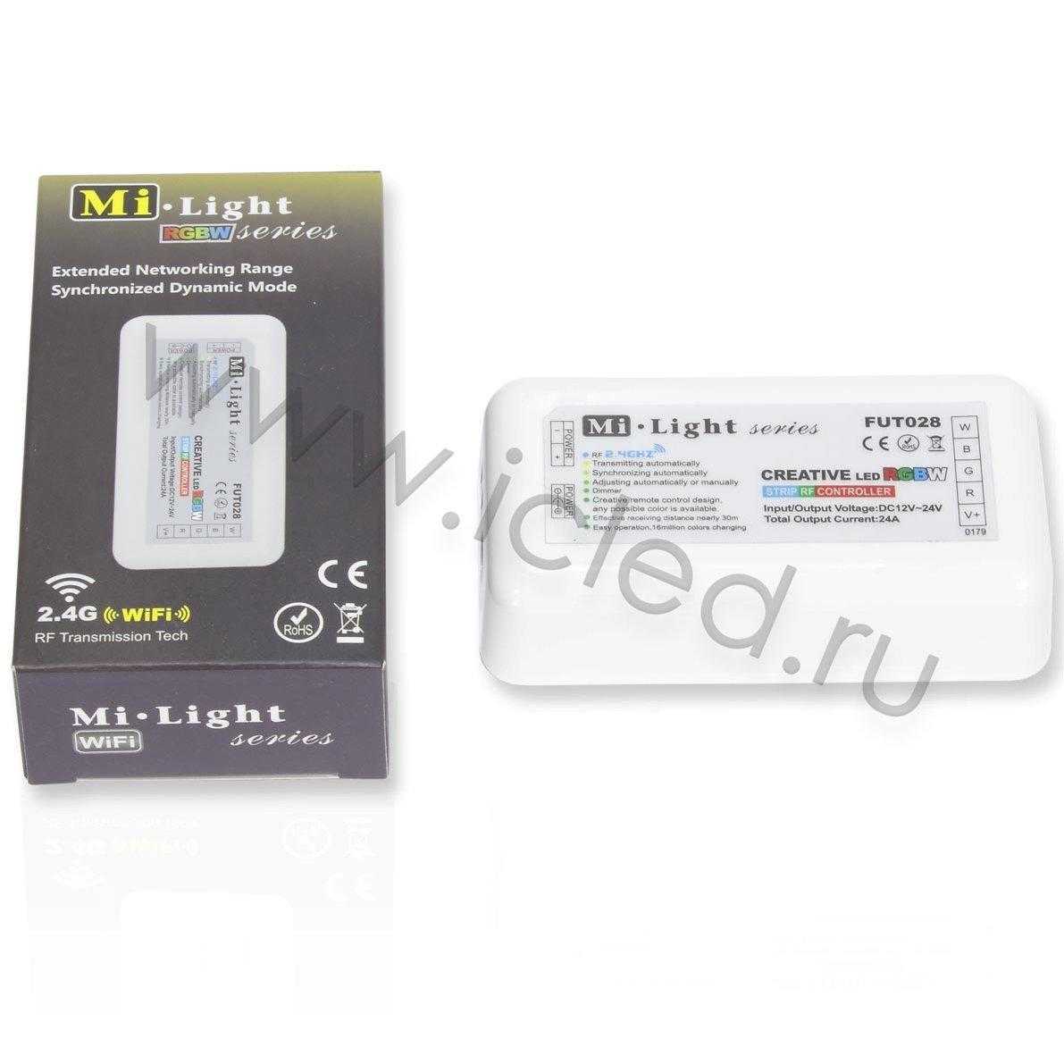 Контроллер Mi-Light RGBW FUT028 P193 (12-24V, 288-576W)