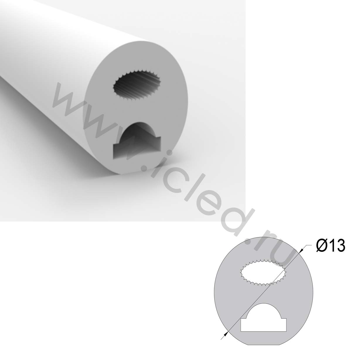 Cиликоновая оболочка T13D S18 (D13mm, pcb 5mm)