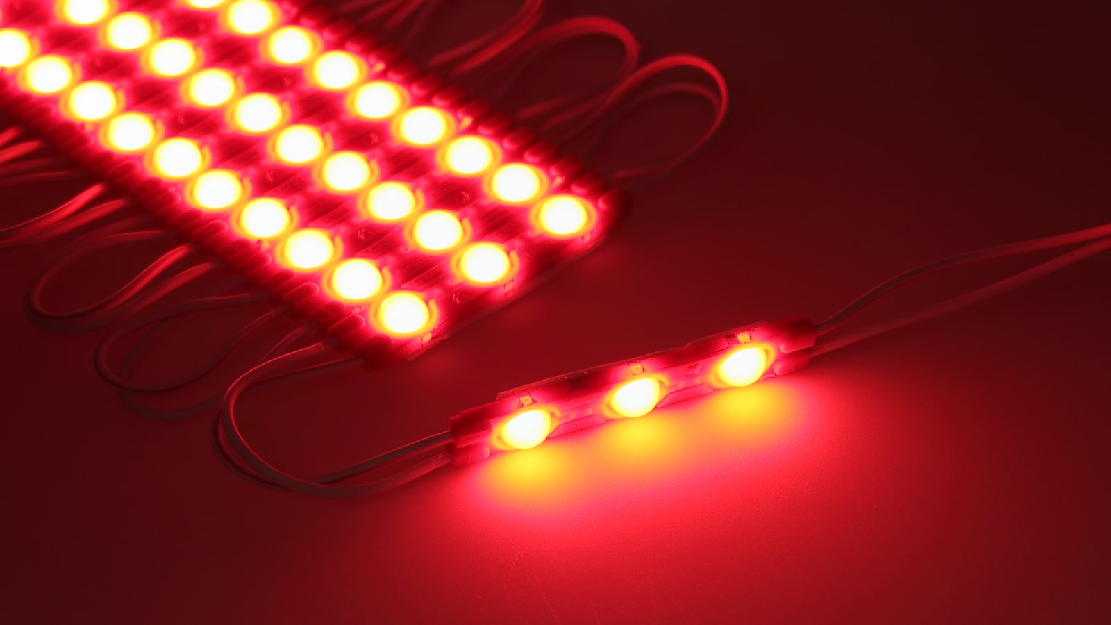 Светодиодный модуль 3 led 6011 MOD88 (1,5W, 12V, red, IP65)
