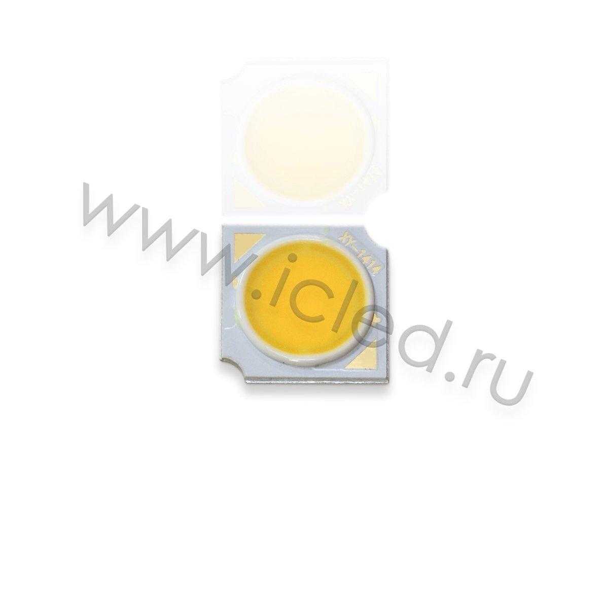 Светодиодная COB матрица XY1414 W36 (9-10V, 3W, 300mA, warm white)