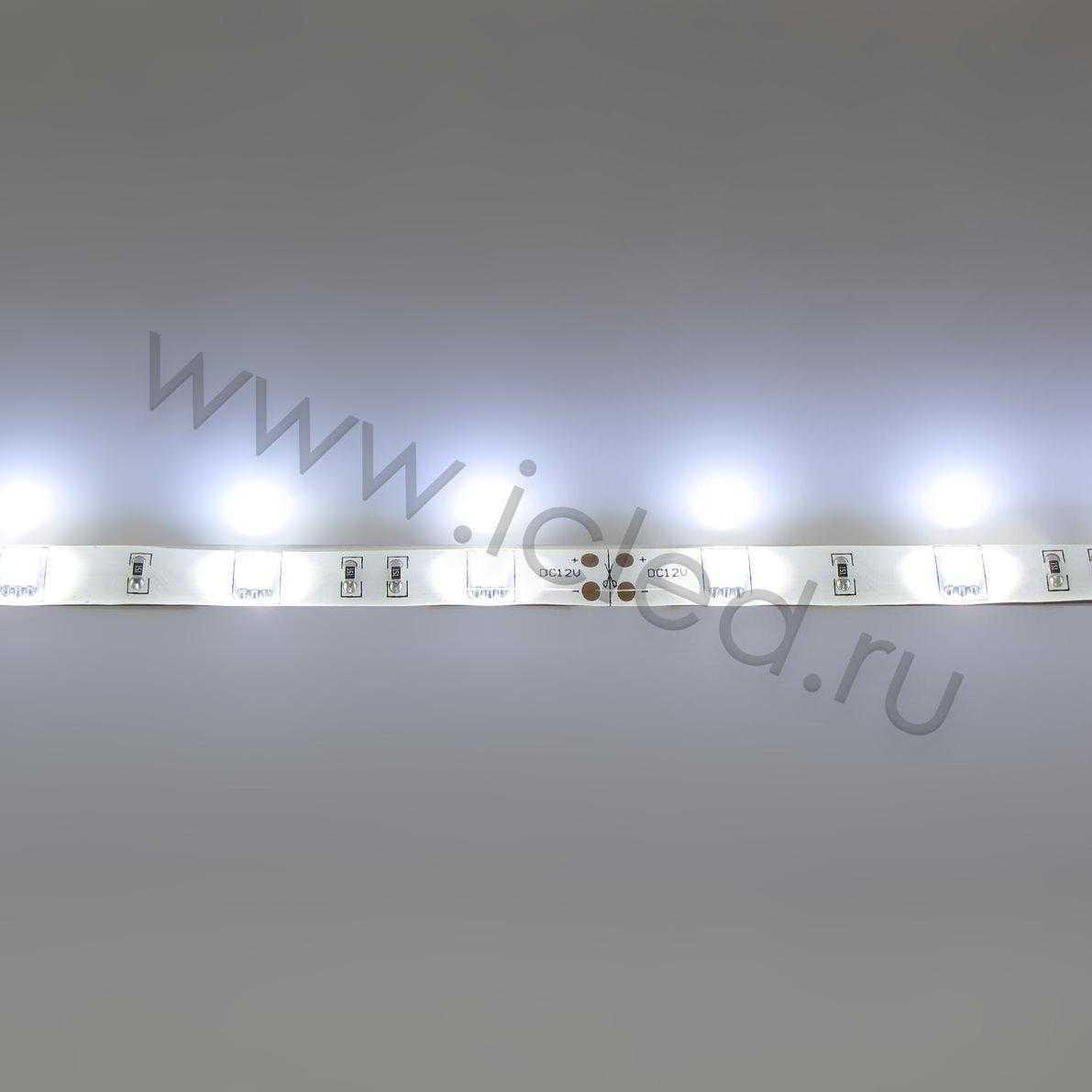 Влагозащищенные светодиодные ленты Светодиодная лента Standart PRO class, 5050, 30 led/m, White, 12V, IP65 Icled