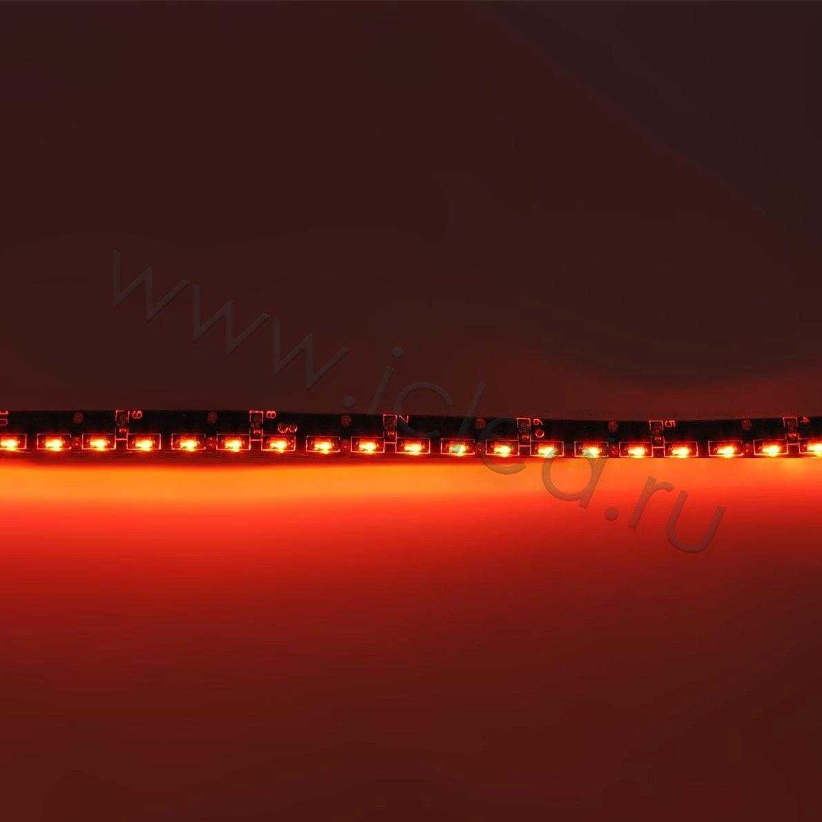 Влагозащищенные светодиодные ленты Светодиодная лента Standart PRO class, 335, 120 led/m, Red,12V, IP65 Icled