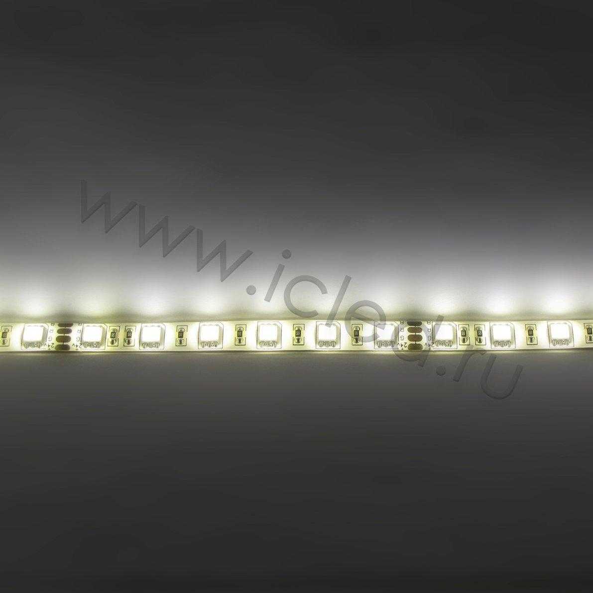 Влагозащищенные светодиодные ленты Светодиодная лента Standart PRO class, 5050, 60led/m, Warm White, 24V, IP65 Icled