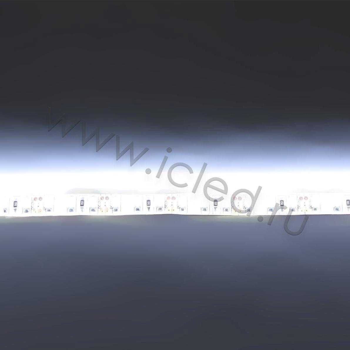 Влагозащищенные светодиодные ленты Светодиодная лента LUX class, 3528, 120 led/m, White, 12V, IP65 Icled