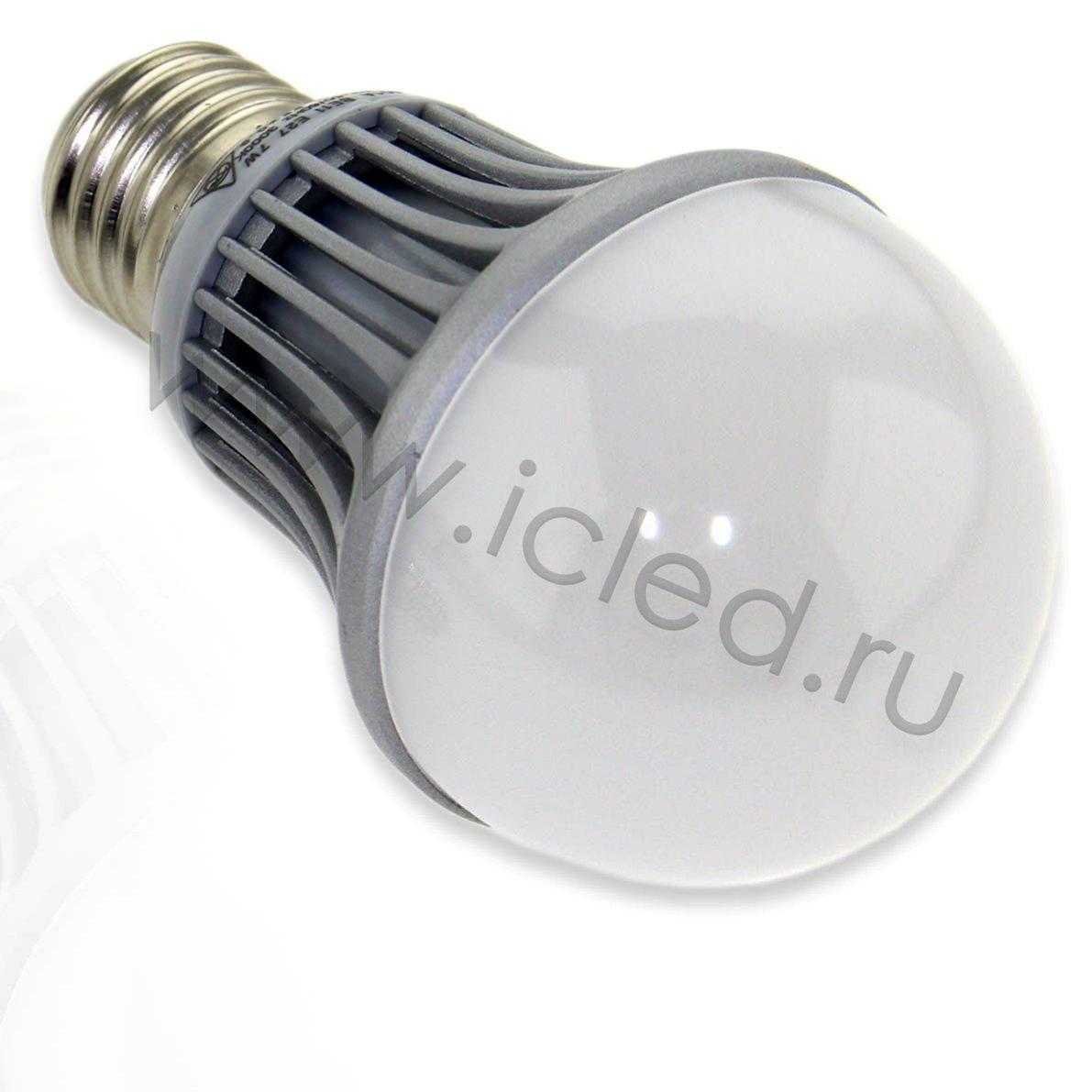 Светодиодные лампы Светодиодная лампа IC-E27 bulb (7W, 220V, Warm White)