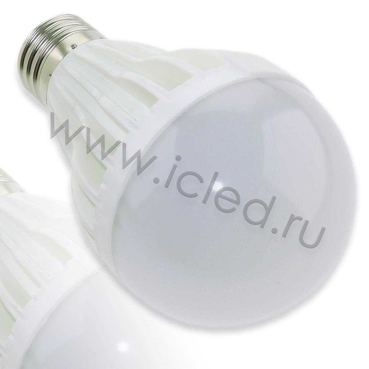Светодиодные лампы Светодиодная лампа IC-E27 bulb (9W, 220V, Warm White)