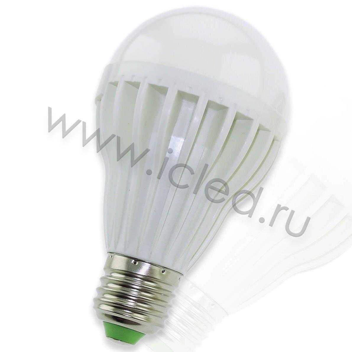 Светодиодные лампы Светодиодная лампа IC-E27 bulb (9W, 220V, Warm White)