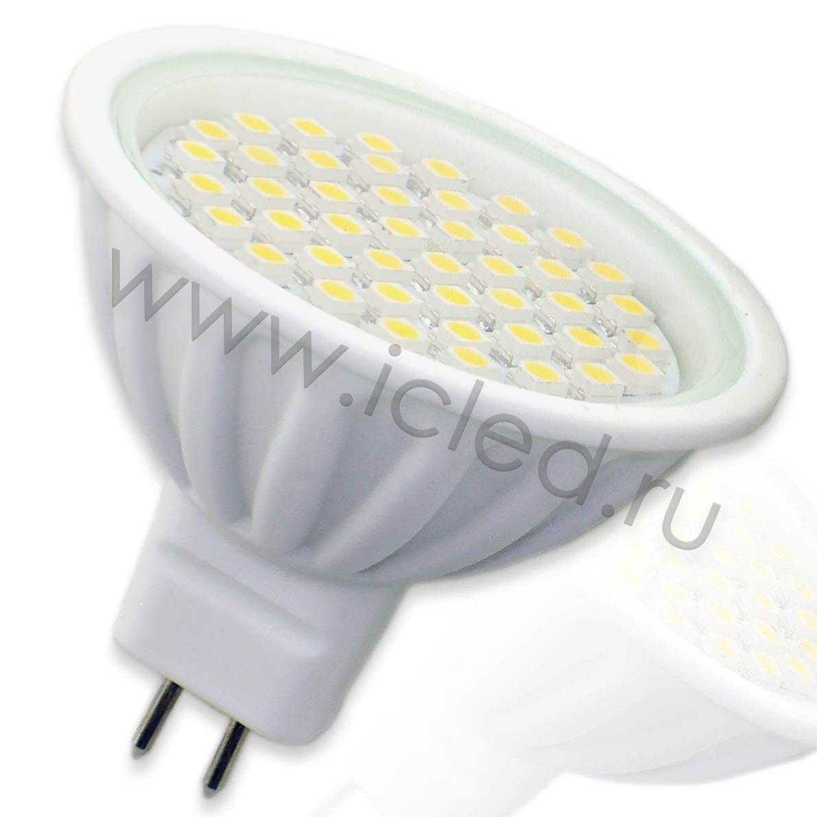 Светодиодная лампа IC-MR16-3528 (3W, 220V, Warm White)