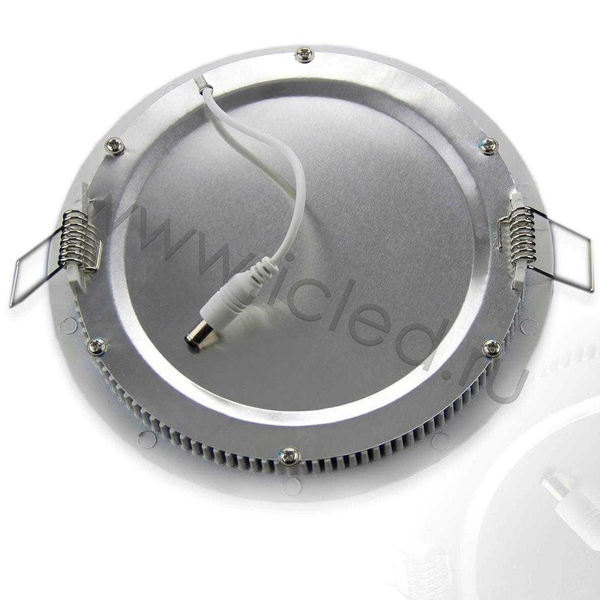 Светодиодный светильник встраиваемый IC-RW D180мм  (12W, Warm White)