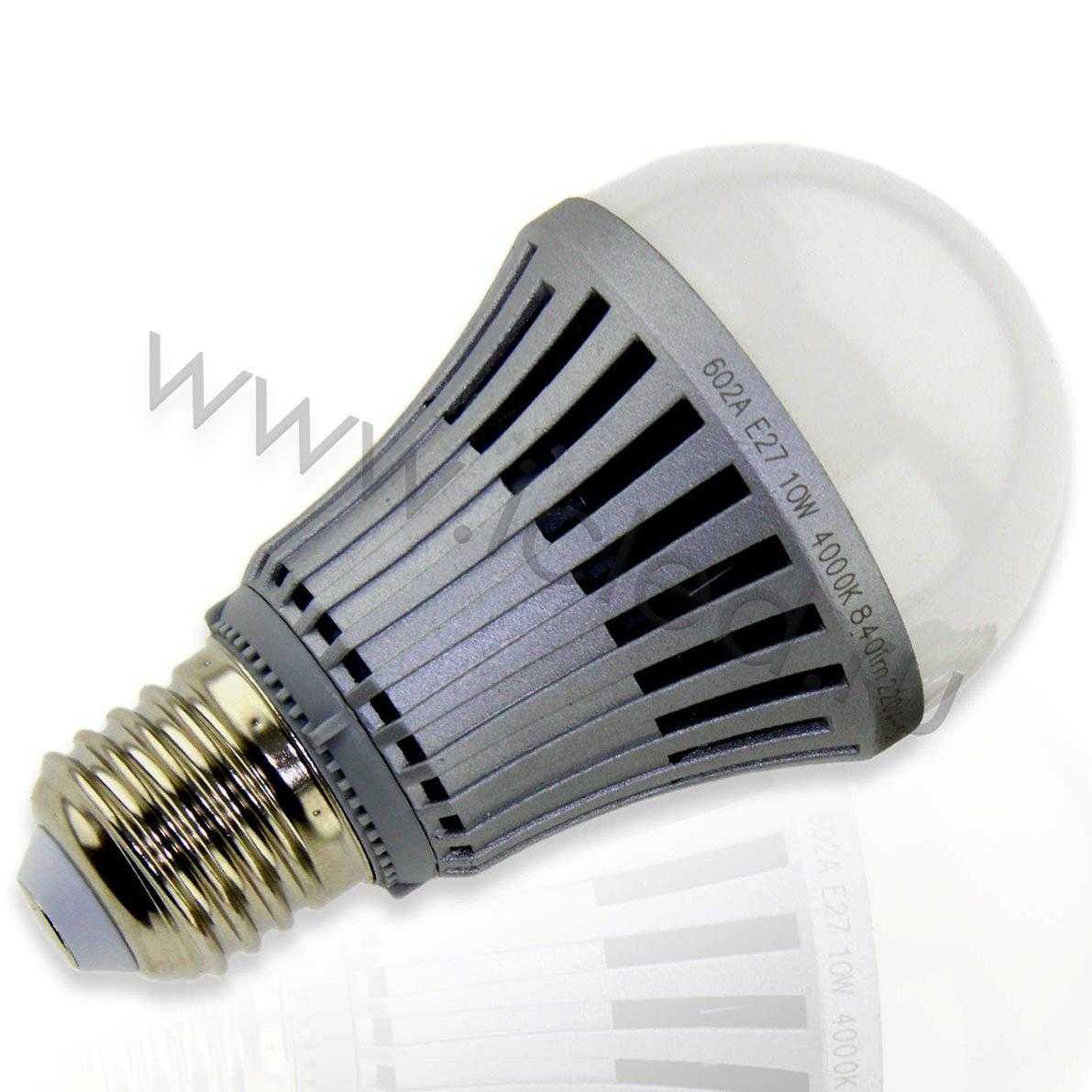 Светодиодные лампы Светодиодная лампа IC-E27 bulb  (10W, 220V, Warm White)