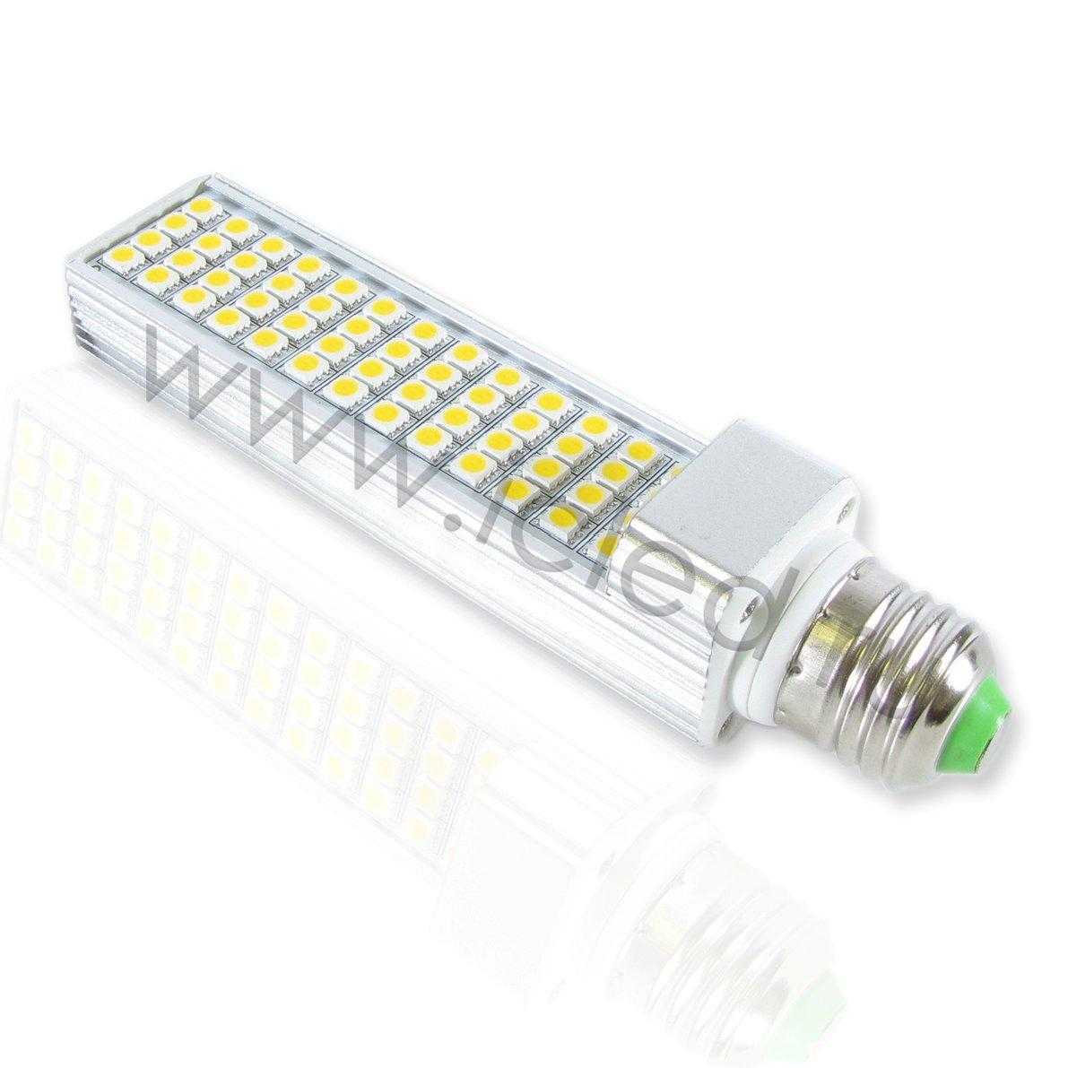 Светодиодная лампа E27 semi corn (52Led, 11W, 220V, Warm White)