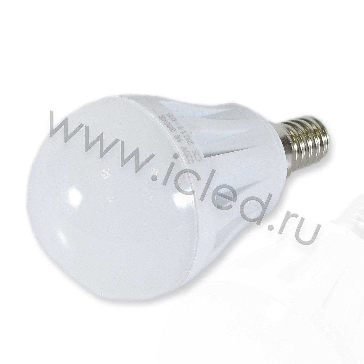 Светодиодные лампы Светодиодная лампа Е14-50мм bulb (4W, 220V, Warm White)