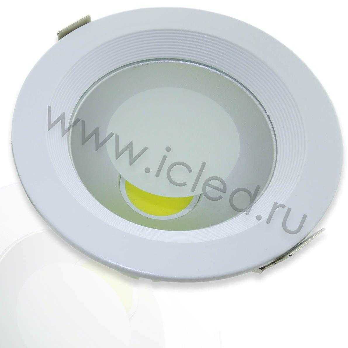 Светодиодный светильник точечный RW clear glass (12W, White)