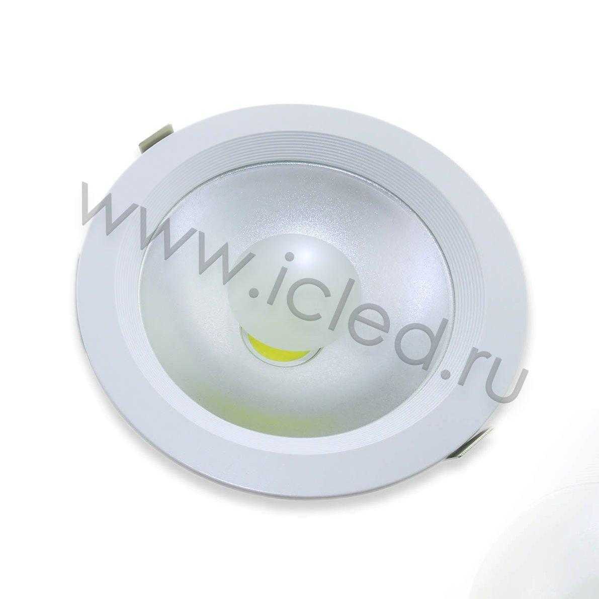 Светодиодный светильник точечный RW clear glass (20W, White)