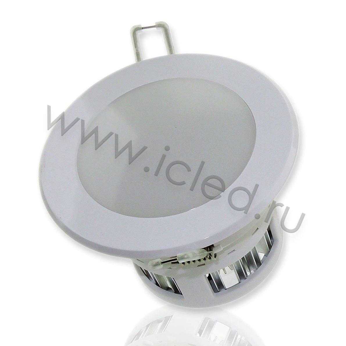 Светодиодные светильники Светодиодный светильник точечный RW matt glass (7W, White)
