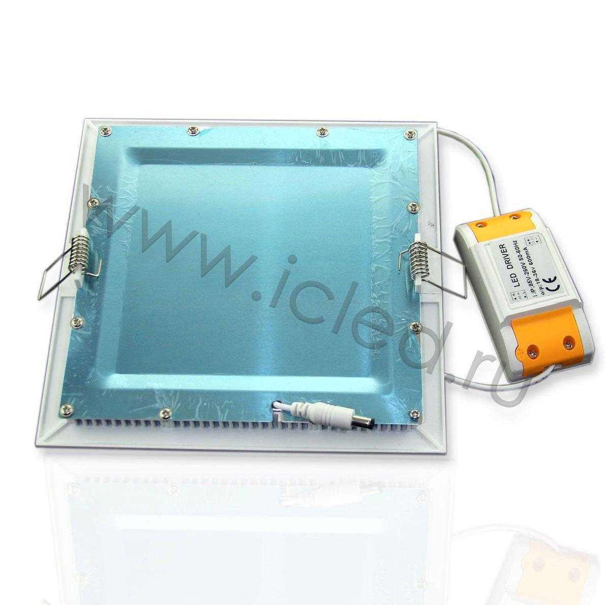 Светодиодные светильники Светодиодный светильник встраиваемый IC-SW200 B83 (220V, 15W, warm white)