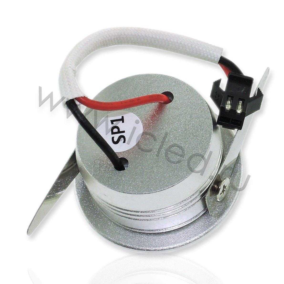 Светодиодный светильник точечный RS D41 (1W, White)