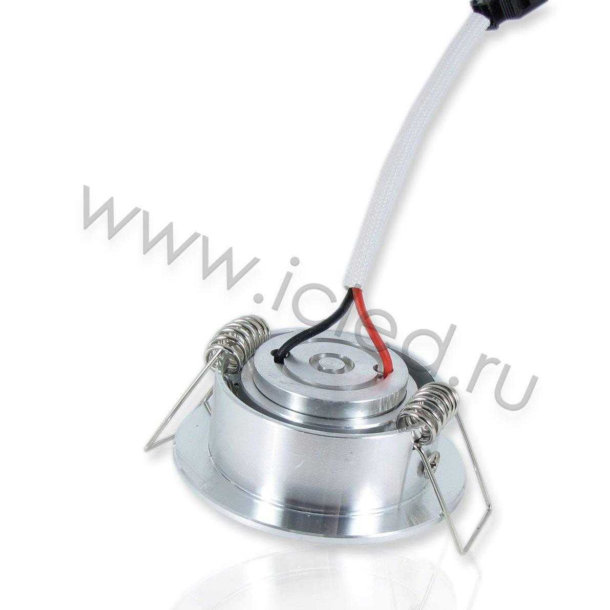 Светодиодные светильники Светодиодный светильник точечный RS SP4 (1W, Warm White)