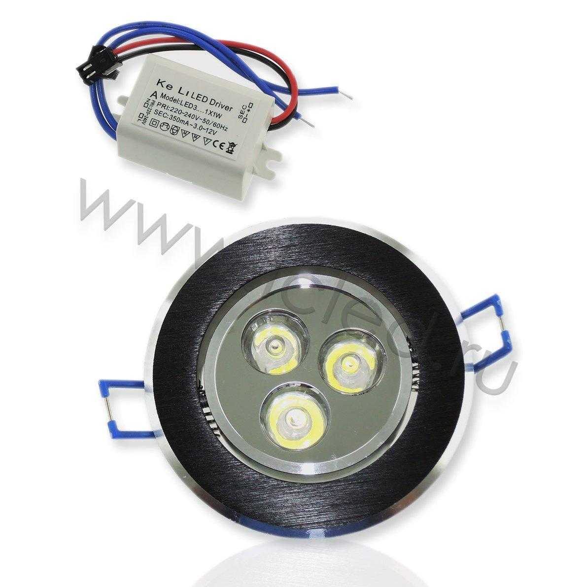 Светодиодные светильники Светодиодный светильник точечный RB (3W, White)
