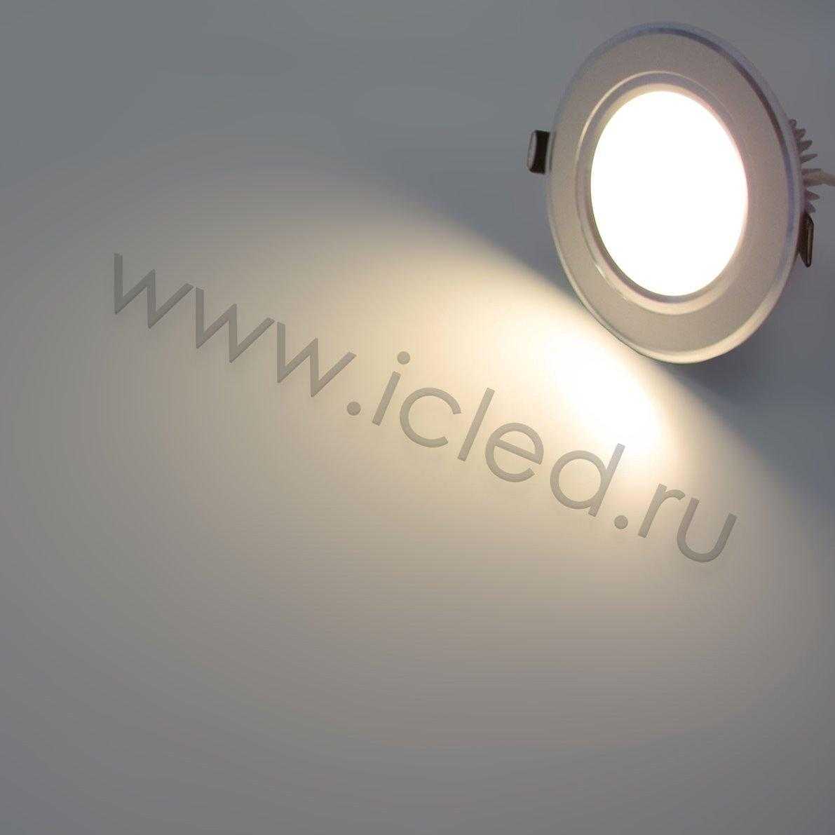 Светодиодные светильники Светодиодный светильник точечный R matt glass (3W, 220V Warm White)