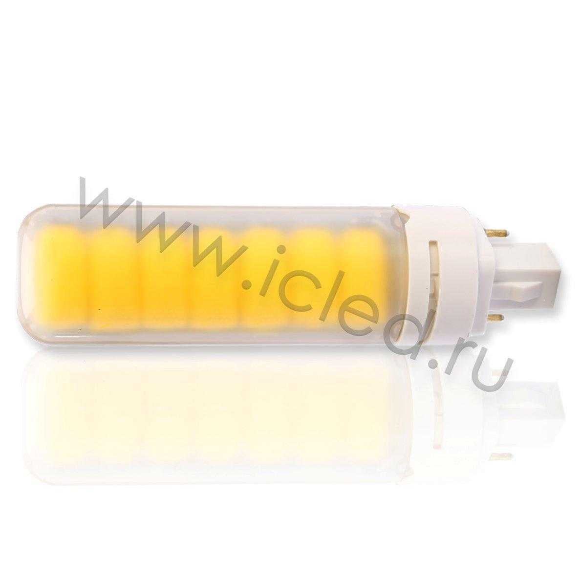 Светодиодная лампа MT-G24D-2P (7,5W, 220V, Warm White)