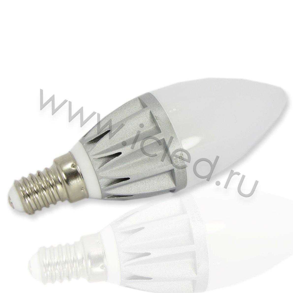 Светодиодная лампа Е14-45мм candle (5W, 220V, White)