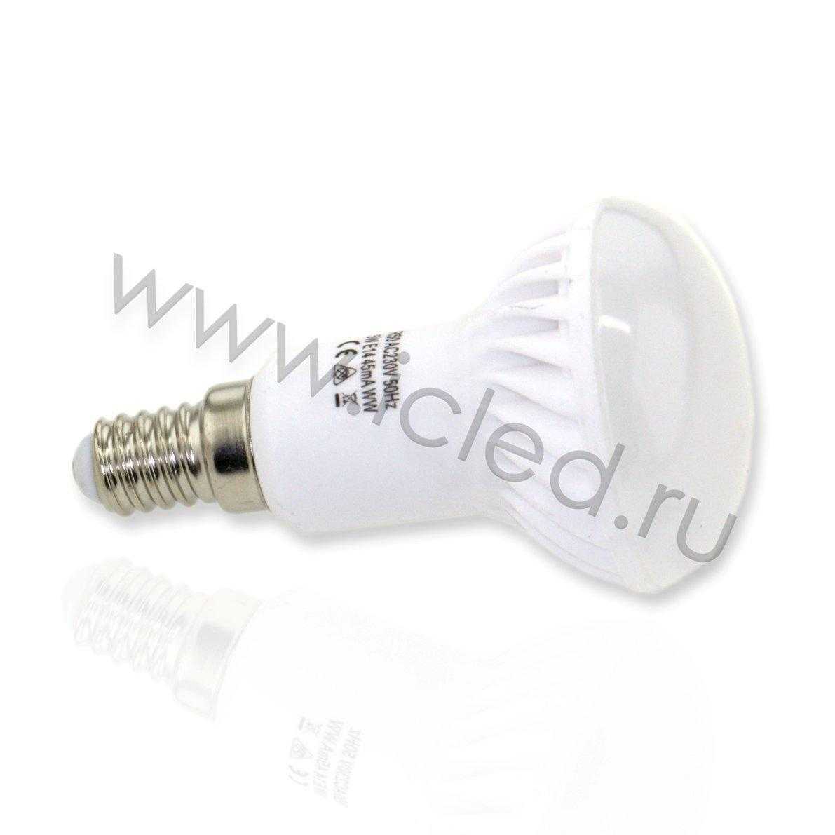 Светодиодная лампа Е14-50мм sphere (5W, 220V, White)