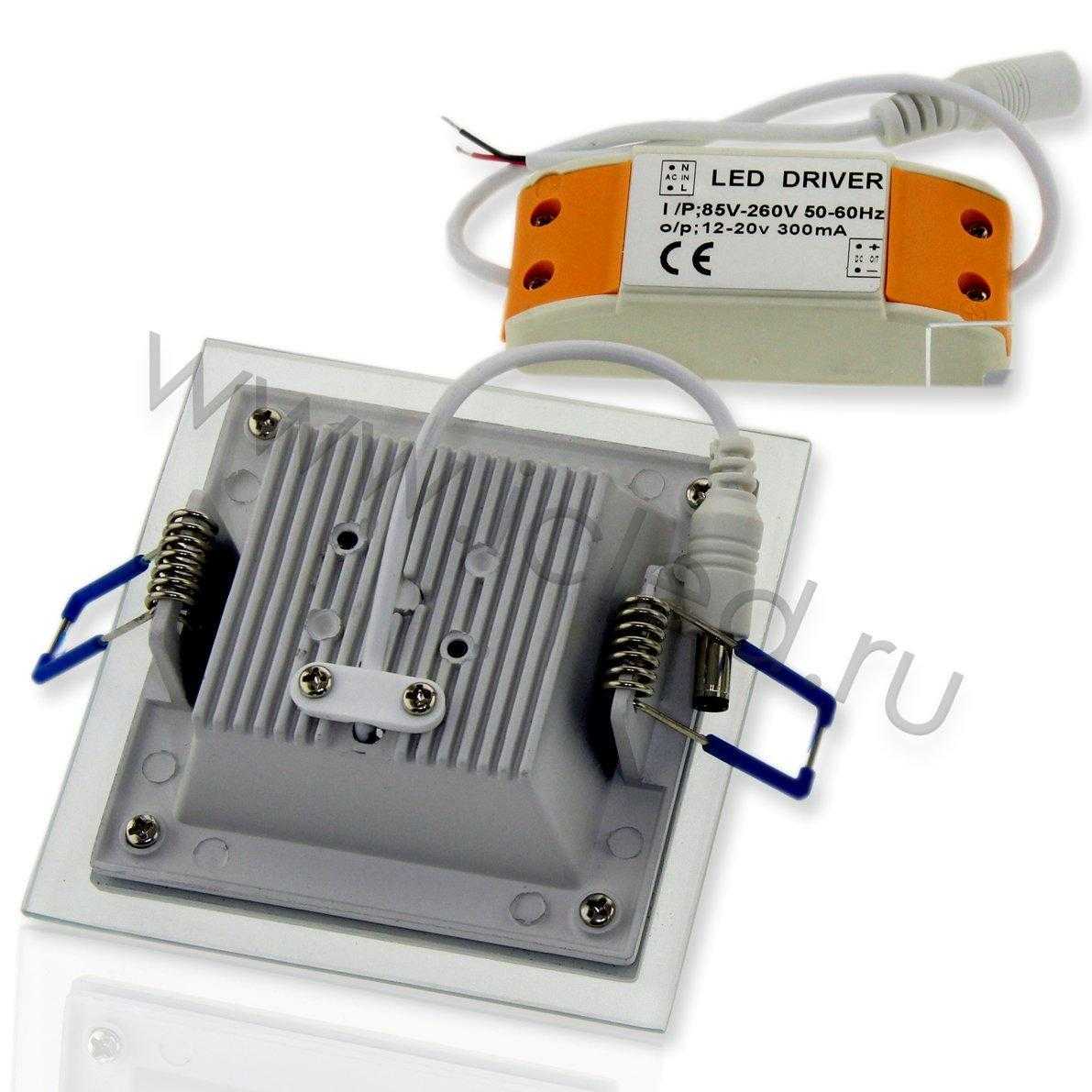 Светодиодные светильники Светодиодный светильник встраиваемый IC-SW L160  (12W, White)