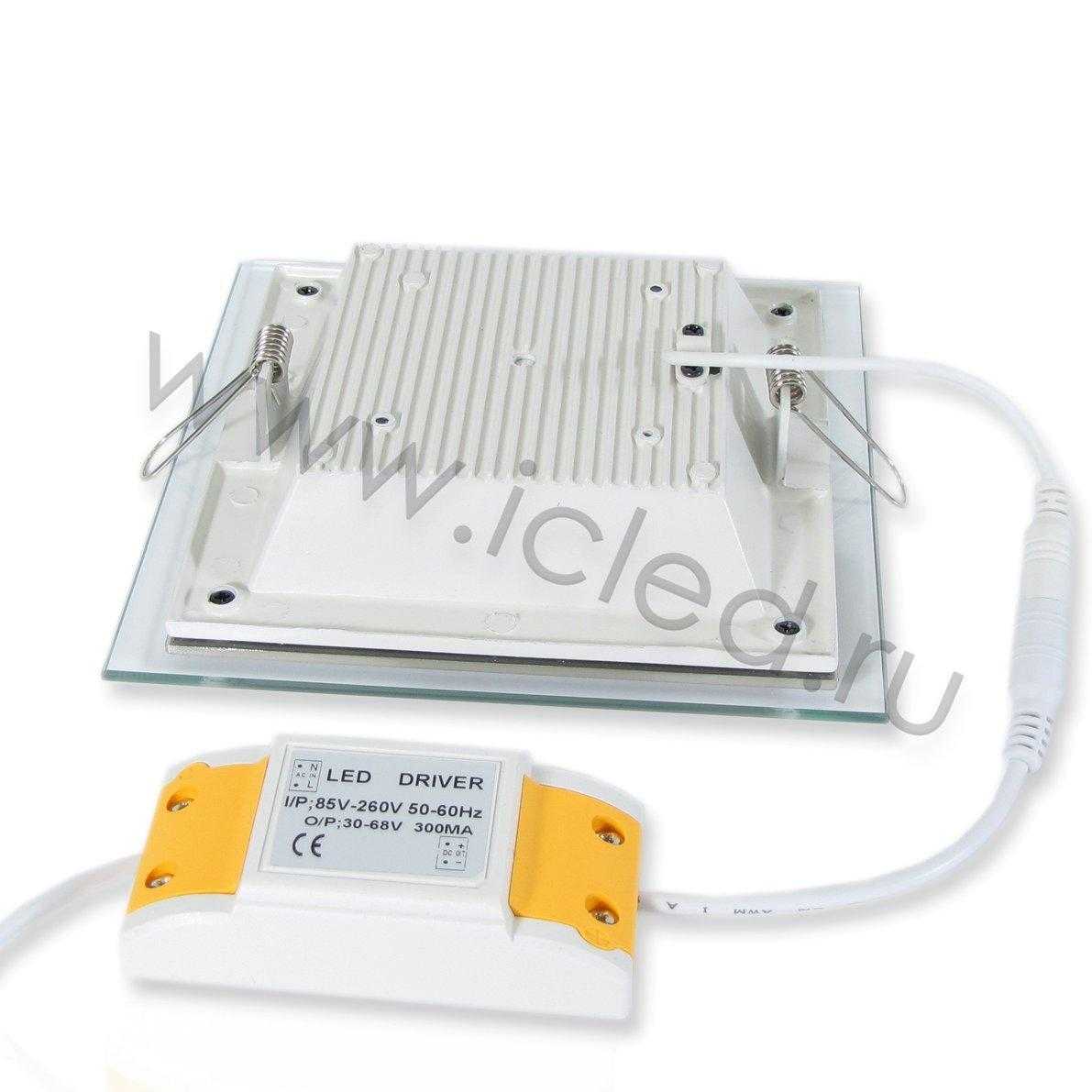 Светодиодные светильники Светодиодный светильник встраиваемый IC-SS L160  (12W, Warm White)