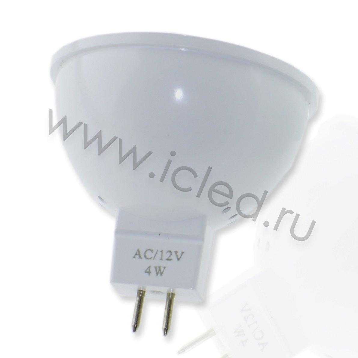 Светодиодная лампа MR16 (4W, 12V, White)