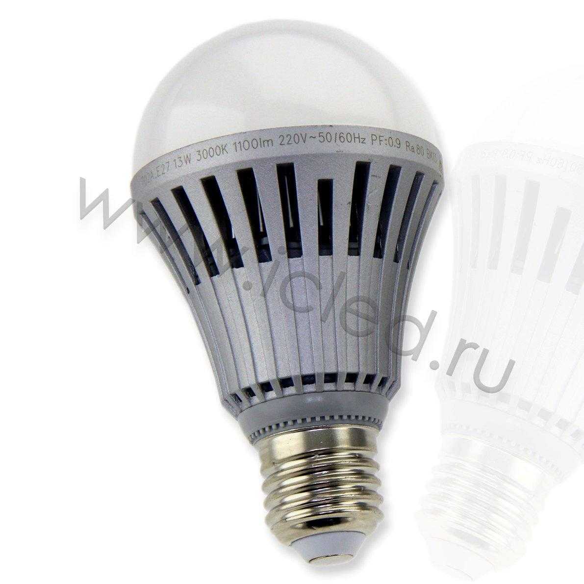 Светодиодная лампа IC-E27 bulb  (13W, 220V, Warm White)