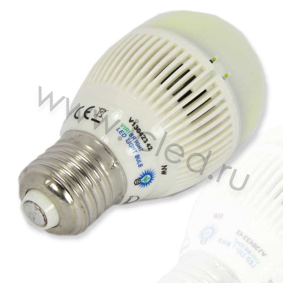Светодиодные лампы Светодиодная лампа MT-E27 bulb (5W, 220V, Dimm Day White)