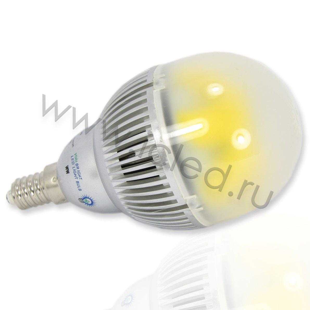 Светодиодные лампы Светодиодная лампа MT-Е14 bulb  (8W, 220V, Dimm Warm White)