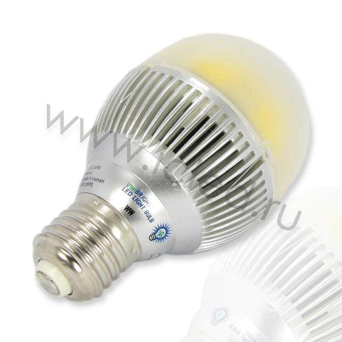 Светодиодные лампы Светодиодная лампа MT-E27 bulb (8W, 220V, Dimm Warm White)
