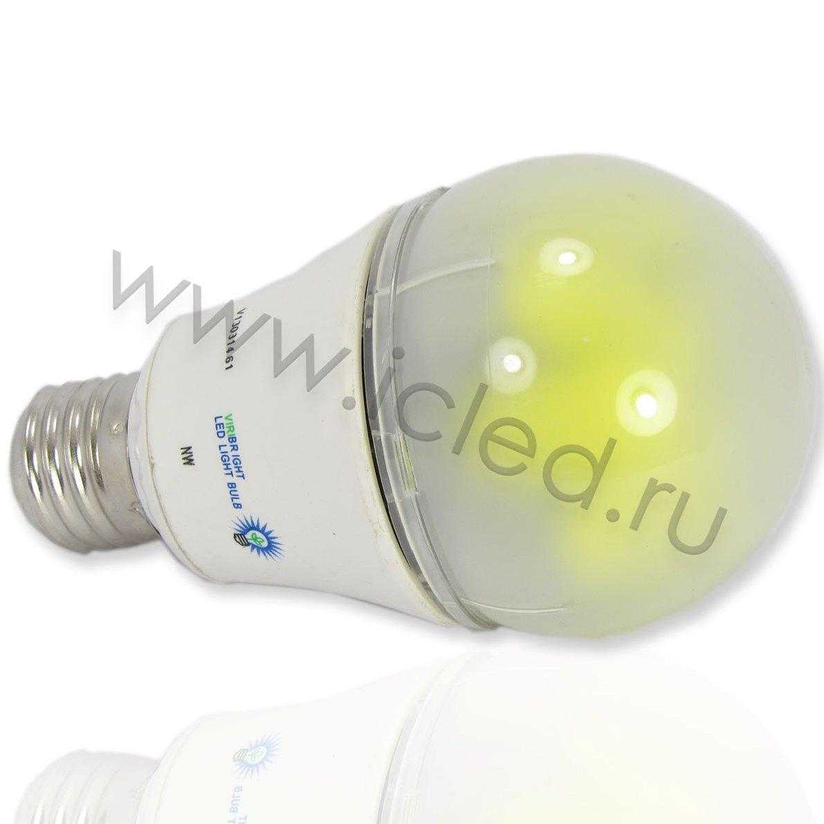 Светодиодная лампа MT-E27 bulb  (10W, 220V, Dimm White)