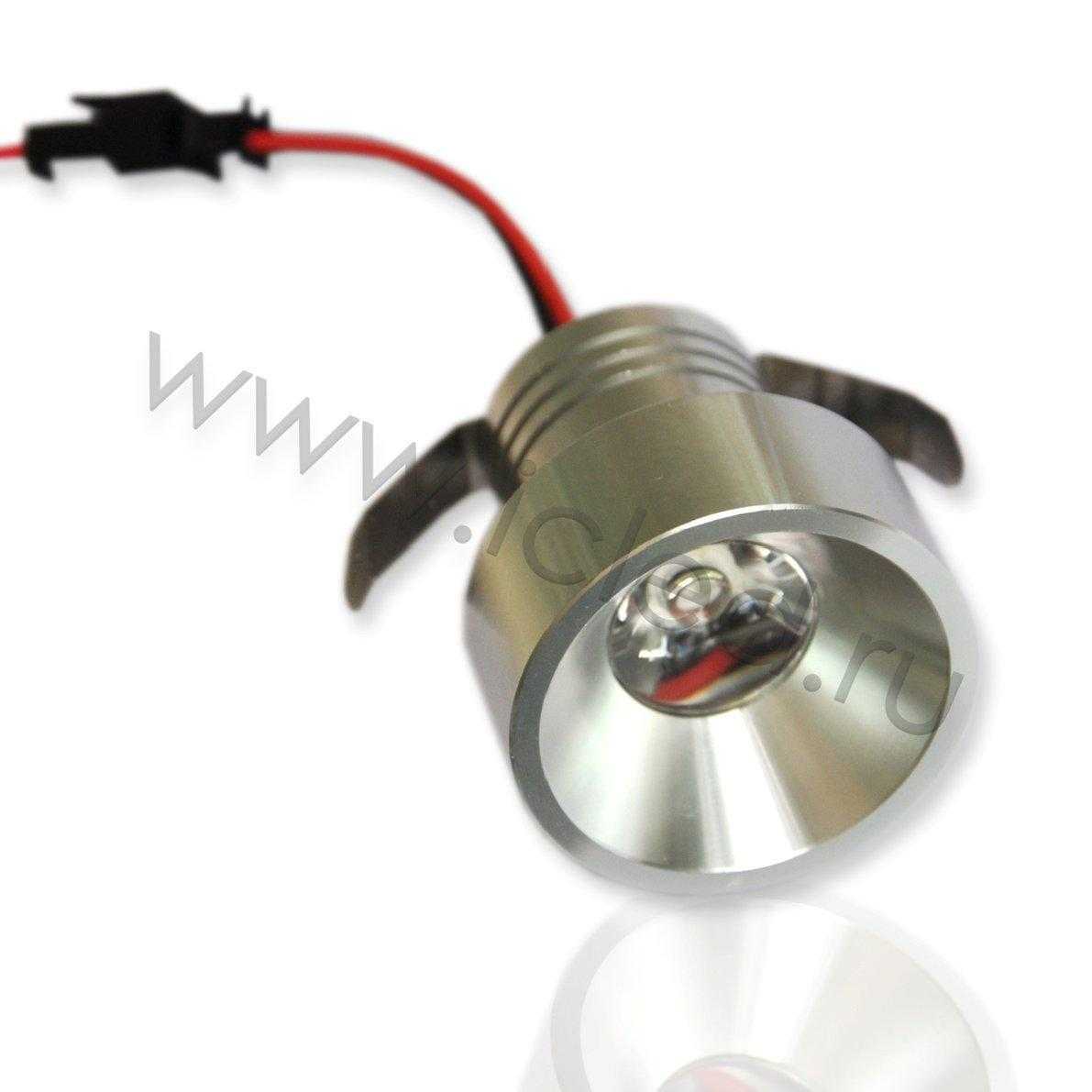 Светодиодные светильники Светодиодный светильник точечный RW SP6 (1W, white)