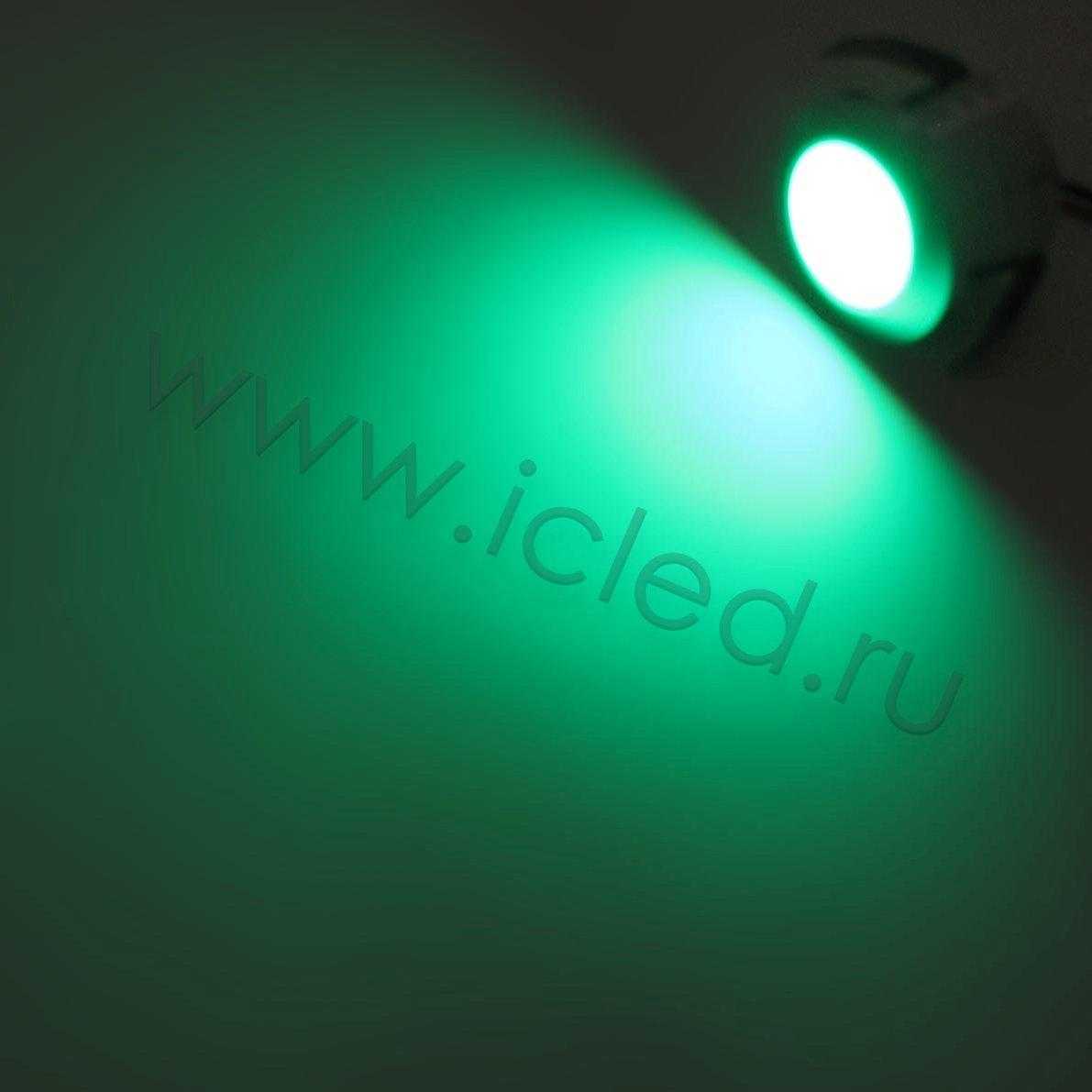 Светодиодный светильник точечный RW SP9 (3W, Green)