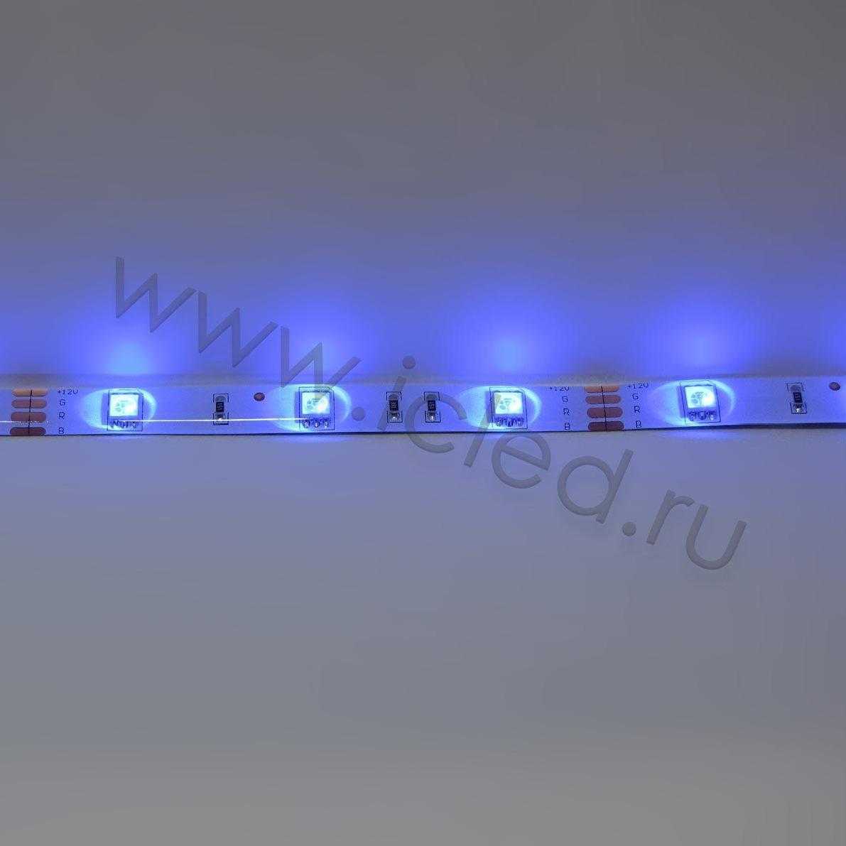 Влагозащищенные светодиодные ленты Светодиодная лента Standart class, 5050, 30led/m, RGB, 12V, IP65 Icled