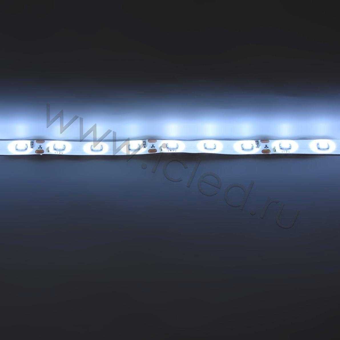 Влагозащищенные светодиодные ленты Светодиодная лента Standart class, 3528, 60led/m, White, 12V, IP65 Icled