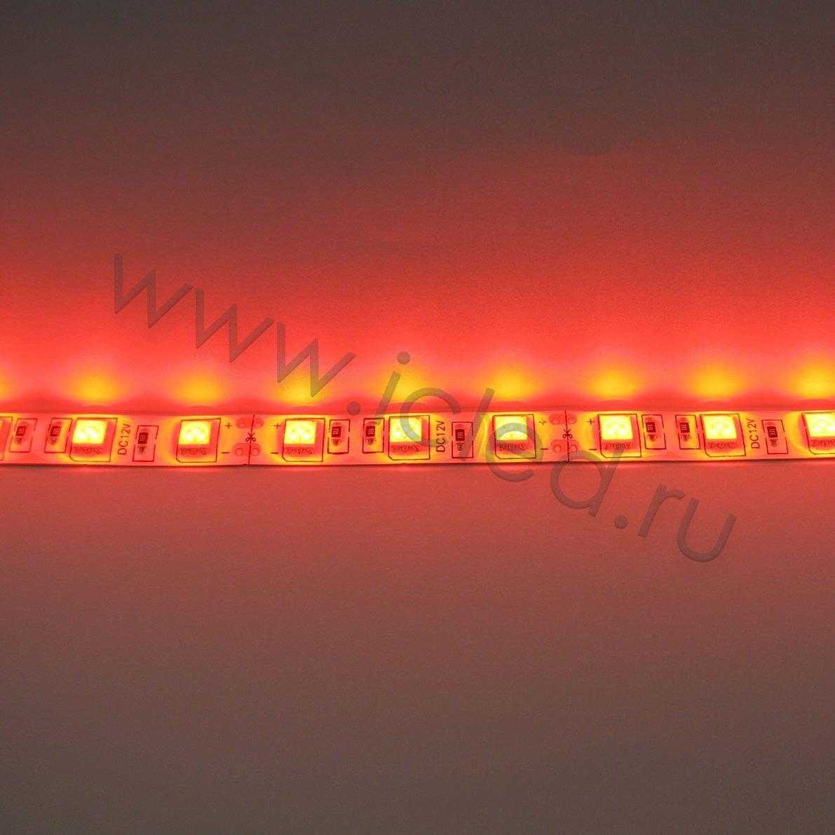 Влагозащищенные светодиодные ленты Светодиодная лента Standart class, 5050, 60led/m, Red, 12V, IP65 Icled
