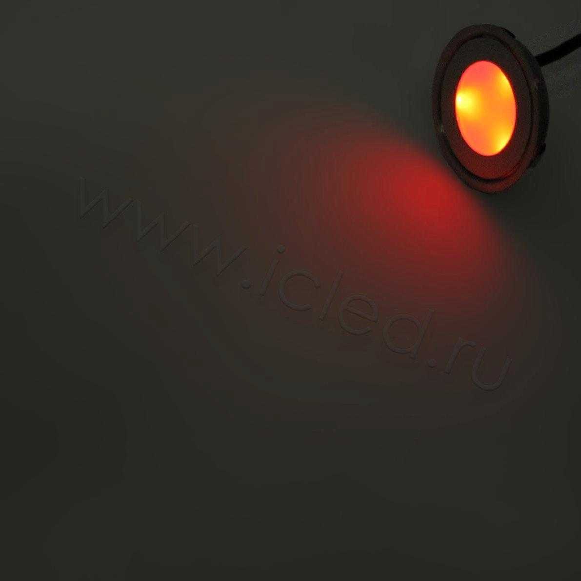 Светодиодные светильники Светодиодный светильник точечный RST IP67 (0,7W, 12V, RGB).