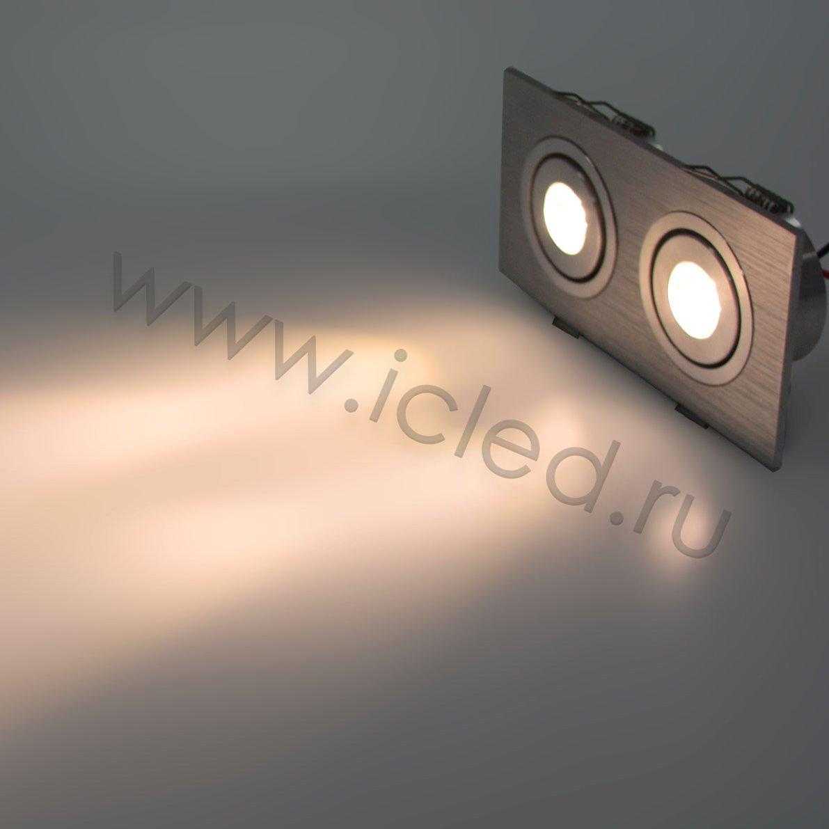 Светодиодный светильник точечный RW (2W, Warm White)