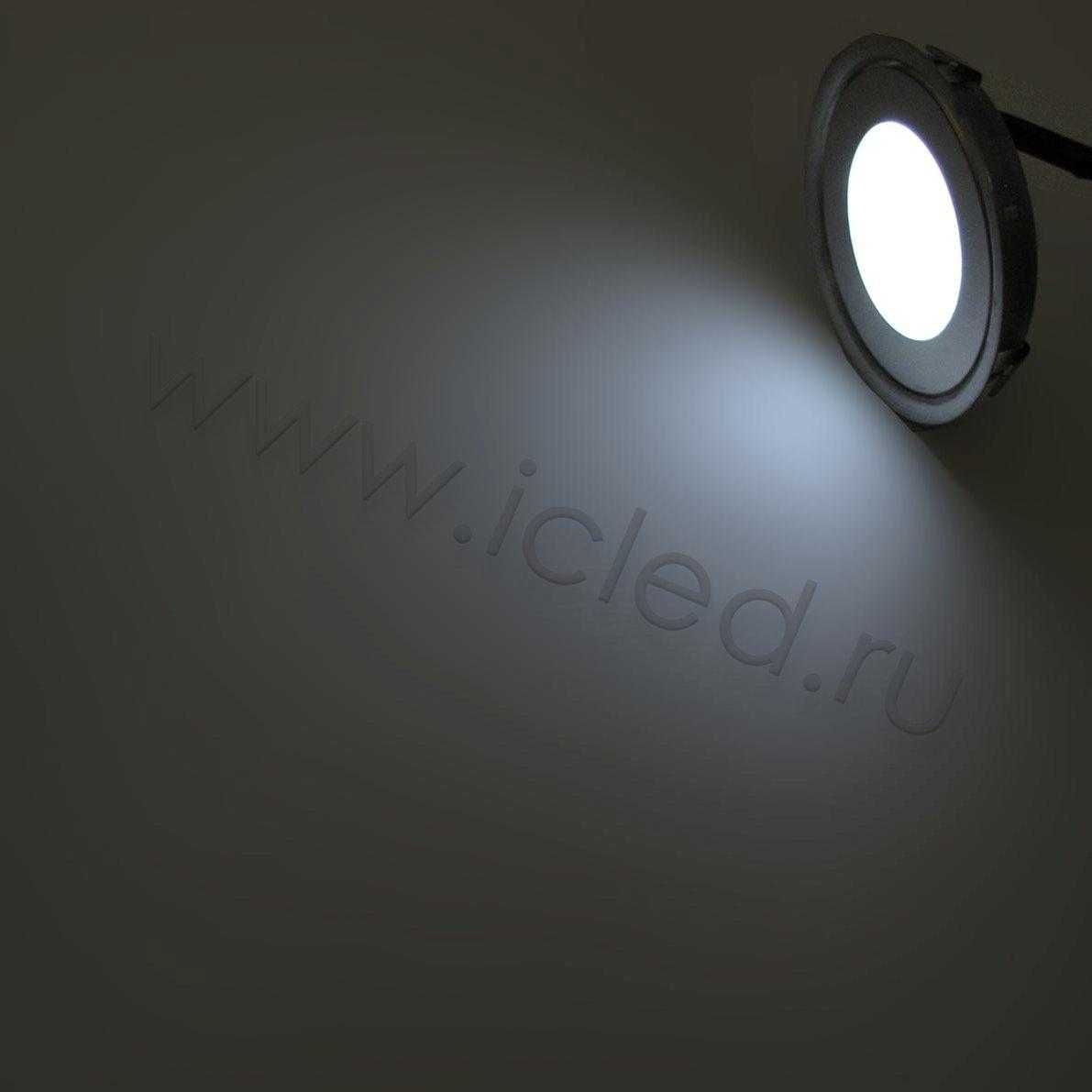 Светодиодные светильники Светодиодный светильник точечный RST IP67 (0,5W, 12V, White).